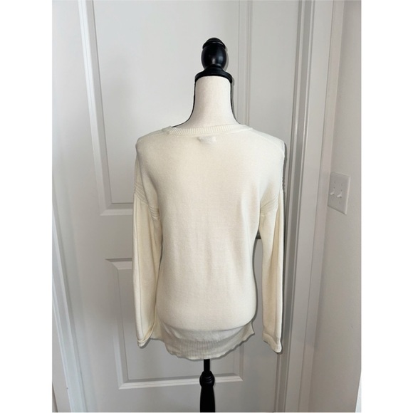 J. Crew Cream Crew Neck Sweater - Picture 3 of 6